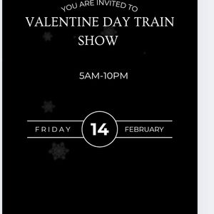 Valentine Day train show time